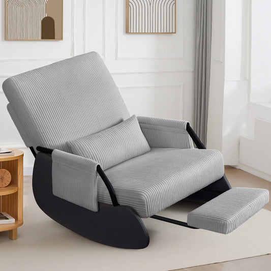FelixKing Rocking Chair Nursery,Low-Seat Glider Chair