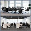 FelixKing Office Chair - Ergonomic Desk Chair Breathable Mesh Task with Wheels and Lumbar Support Home Desk Office Chairs with Flip up Armrest Rolling Swivel for Home Computer Black