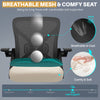 FelixKing Office Chair - Ergonomic Desk Chair Breathable Mesh Task with Wheels and Lumbar Support Home Desk Office Chairs with Flip up Armrest Rolling Swivel for Home Computer Black