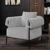 FelixKing Accent Chair Modern, Upholstered Bristle Living Room Chair