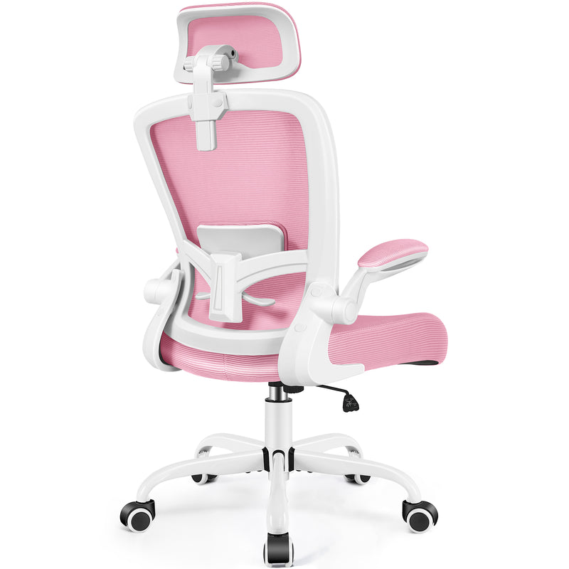 FelixKing Ergonomic Office Chair, Headrest Desk Chair Office Chair with Adjustable Lumbar Support, Home Office Swivel Task Chair with High Back and Armrest, Adjustable Height Gaming Chair