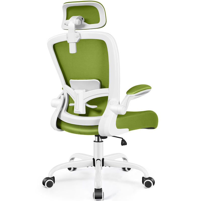 FelixKing Ergonomic Office Chair, Headrest Desk Chair Office Chair with Adjustable Lumbar Support, Home Office Swivel Task Chair with High Back and Armrest, Adjustable Height Gaming Chair