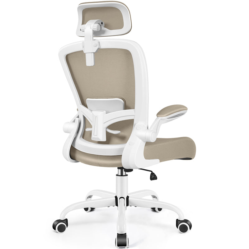 FelixKing Ergonomic Office Chair, Headrest Desk Chair Office Chair with Adjustable Lumbar Support, Home Office Swivel Task Chair with High Back and Armrest, Adjustable Height Gaming Chair