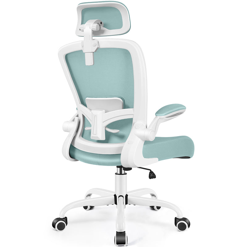 FelixKing Ergonomic Office Chair, Headrest Desk Chair Office Chair with Adjustable Lumbar Support, Home Office Swivel Task Chair with High Back and Armrest, Adjustable Height Gaming Chair